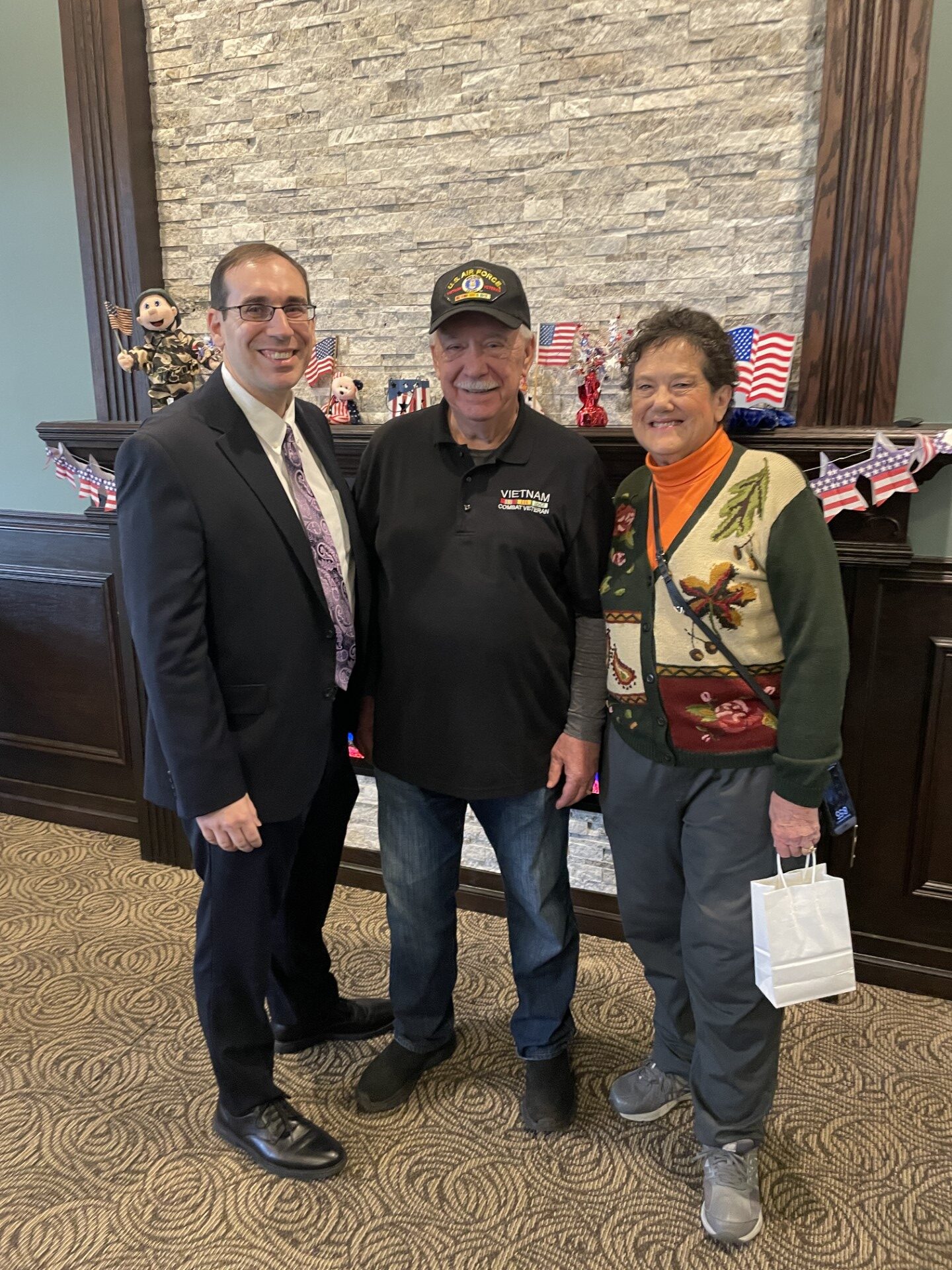 Anthony Bordoley at Respect for Veterans breakfast 2025